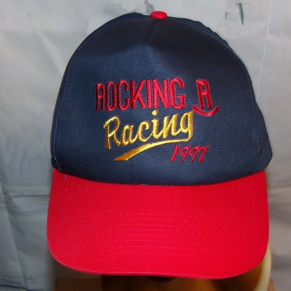 Rocking R Racing 1997 Hat Baseball Cap Embroidered Horse Racing or NASCAR Racing